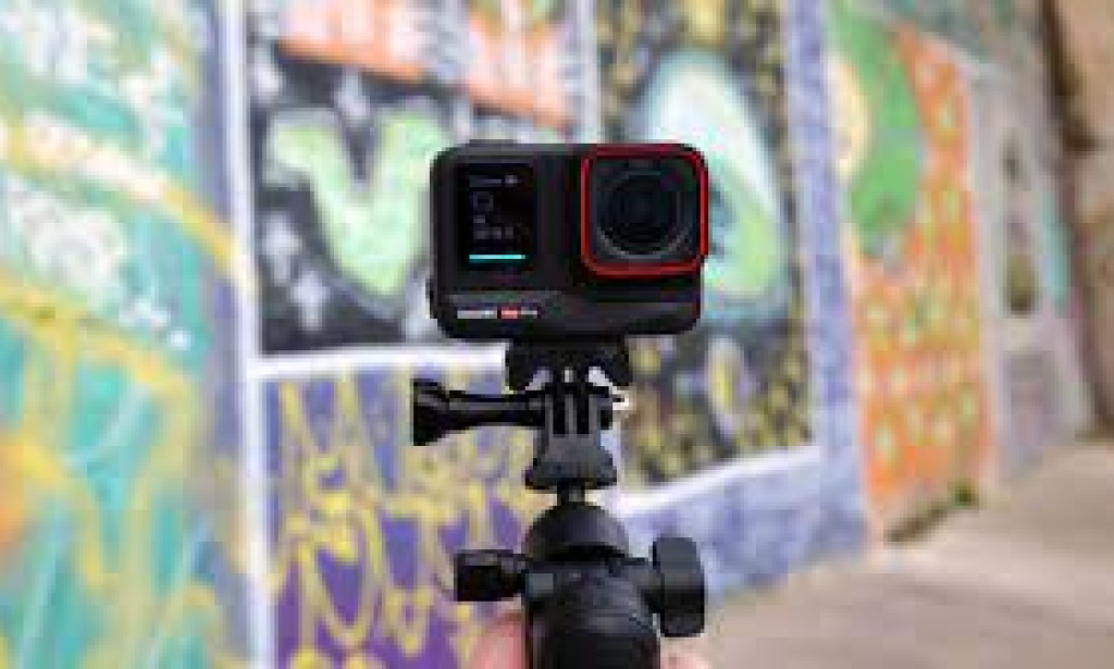 Compact Action Camera Featuring