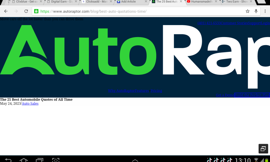 It is not always possible to be the best, but it is always possible to improve your own performance.