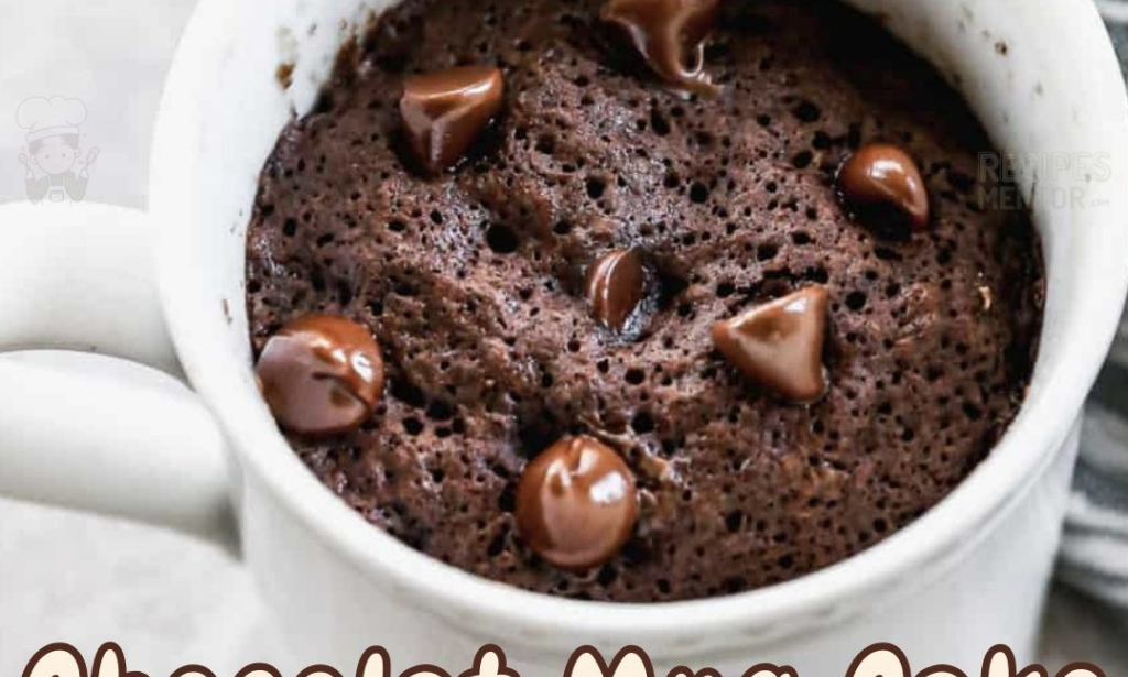 ONE MINUTE MICROWAVE CHOCOLATE MUG CAKE RECIPE, THE BEST WAY TO FULFILL YOUR SWEET CRAVINGS IN A MINUTE!