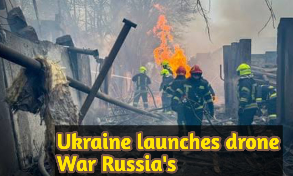 Ukraine launches drone attacks on the final day of Russia's election