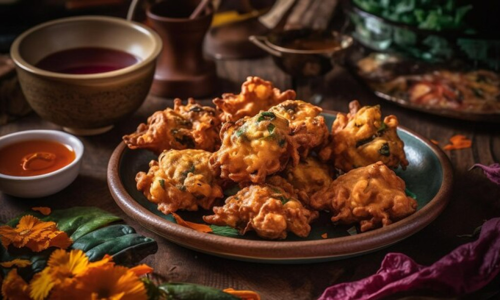 onion pakora Enjoy Crispy Onion Pakoras:  A Flavorful Delight: