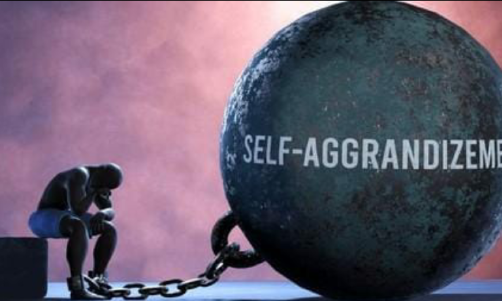 *Destructive mental illness of the people and properties of Pakistan 🤯*    Self-aggrandizement