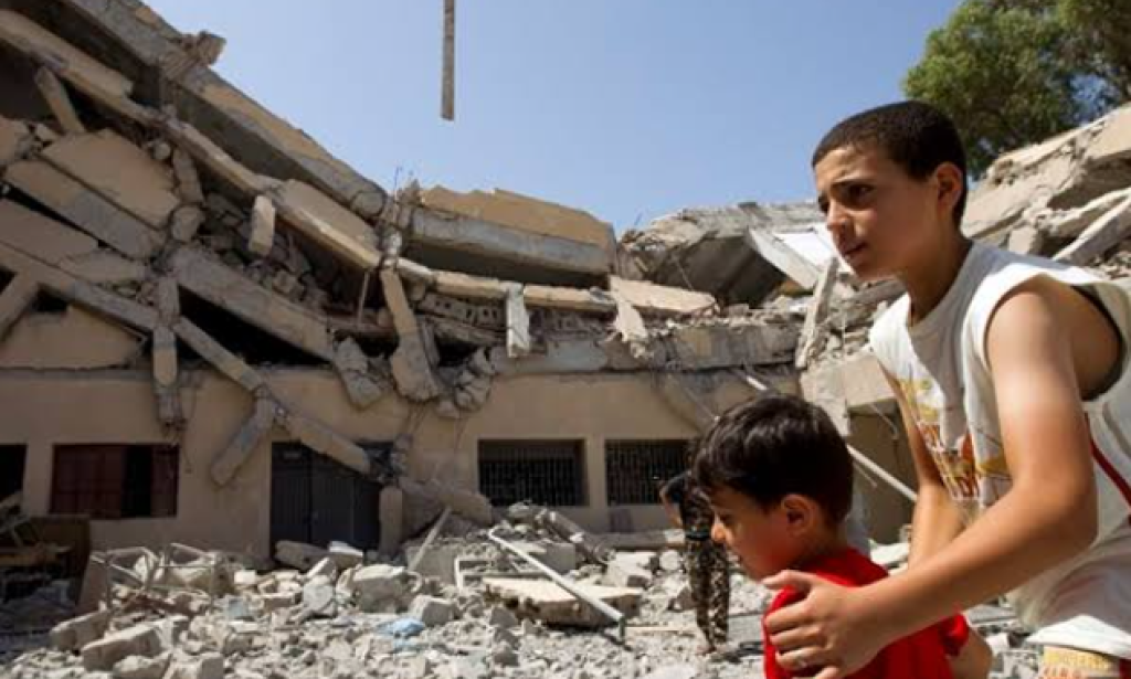 *The tale of Libya- - - - - - * *May God not let this happen here*    Right from the start,