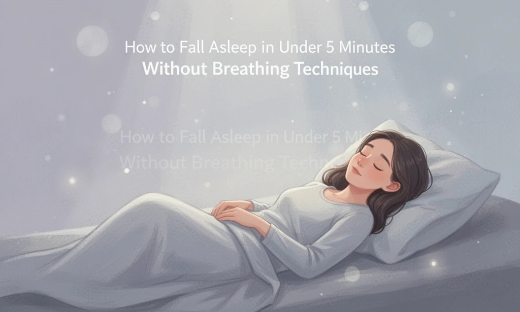 How to Sleep in 5 Minutes Without Breathing Methods