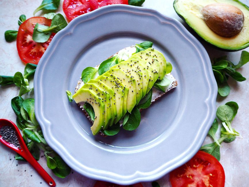 Healthy toast Healthy toast in night snack