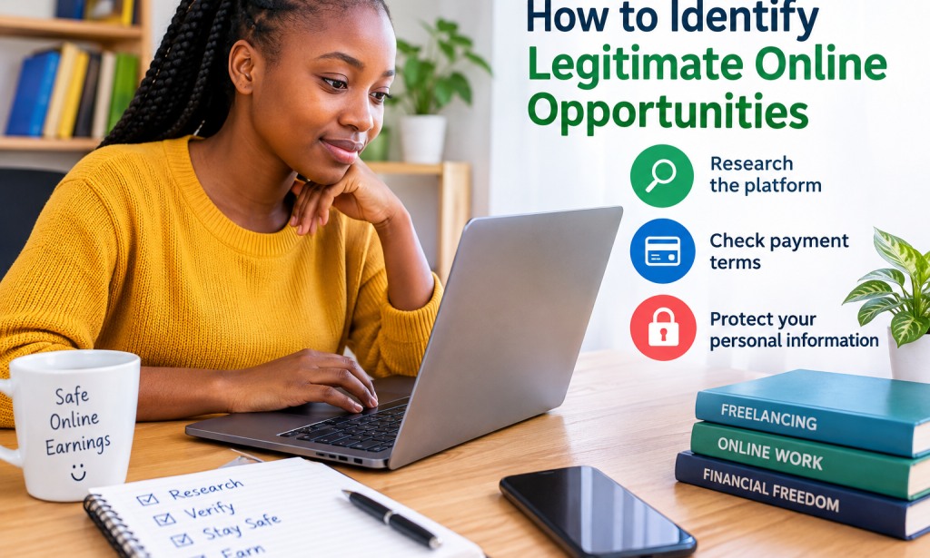 How To Identify Legitimate Online Opportunities