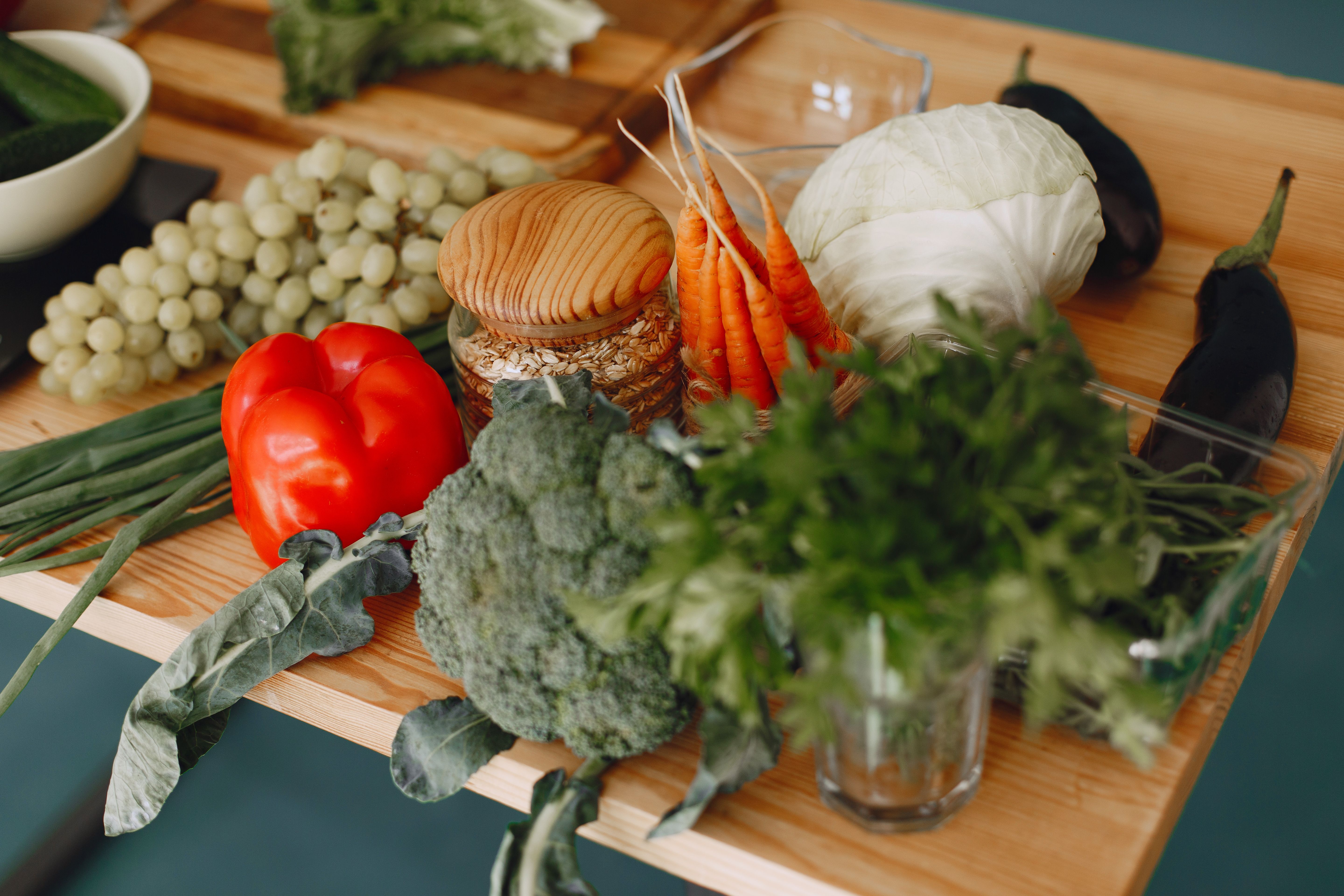 A variety of vitamin-rich foods that help support overall health, maintain normal body functions, and prevent nutritional deficiencies.