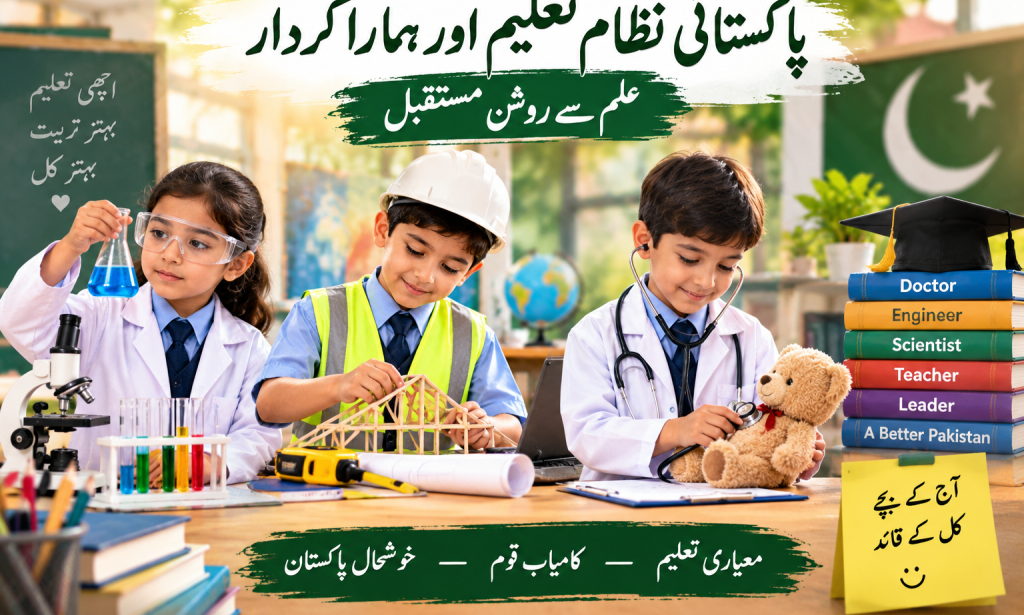 پاکستان کا تعلیمی نظام اور ہماری یکطرفہ ذمہ داری