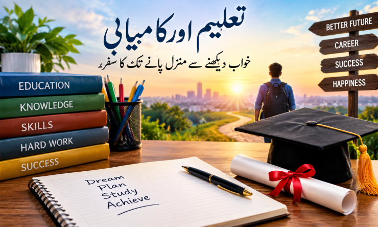 تعلیم اور کامیابی: خواب دیکھنے سے منزل پانے تک کا سفر، محنت، خود اعتمادی اور روش