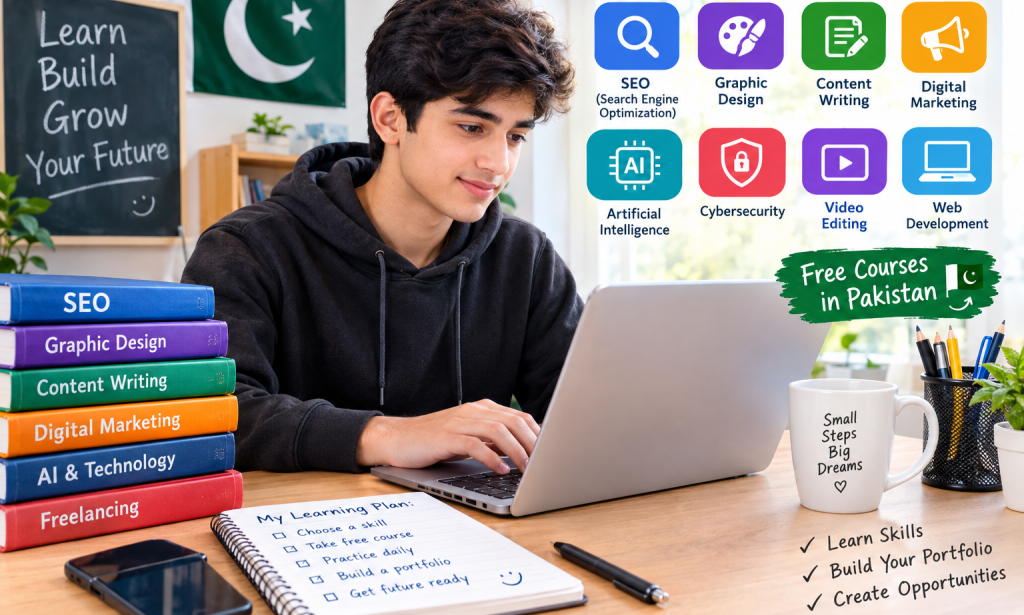 Free Digital Skills Courses in Pakistan for Students: Learn Skills Online Today!