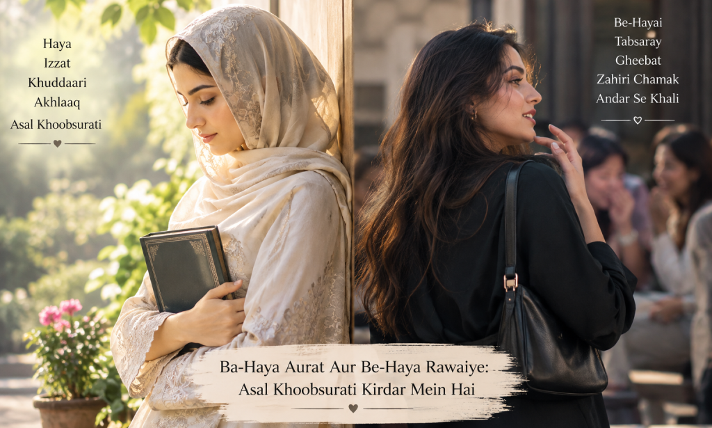 Ba-Haya Aurat Aur Be-Haya Rawaiye: Asal Khubsurti Kirdaar Me Ha