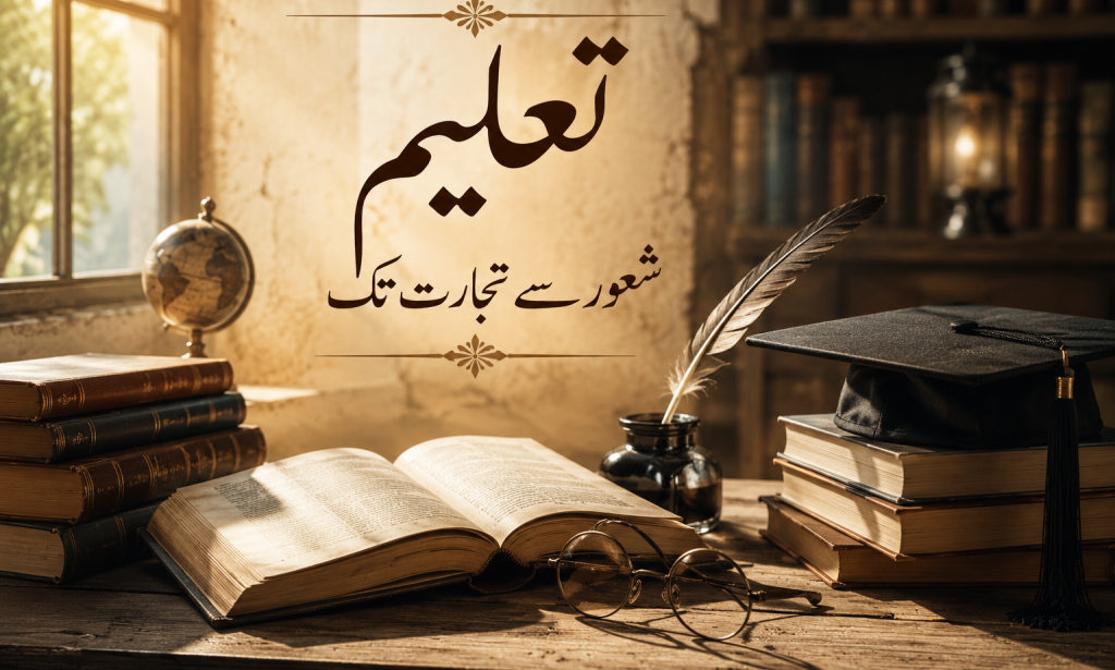 تعلیم کا بدلتا ہوا سفر: شعور سے تجارت تک